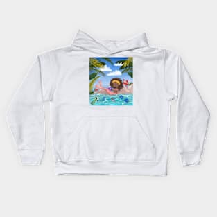 Caribbean mermaid Kids Hoodie